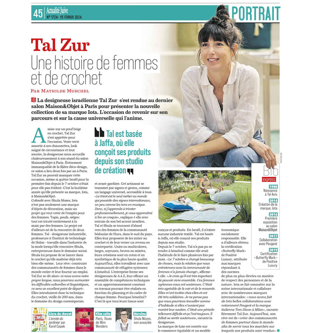 Actualité Juive - A story of women and crochet