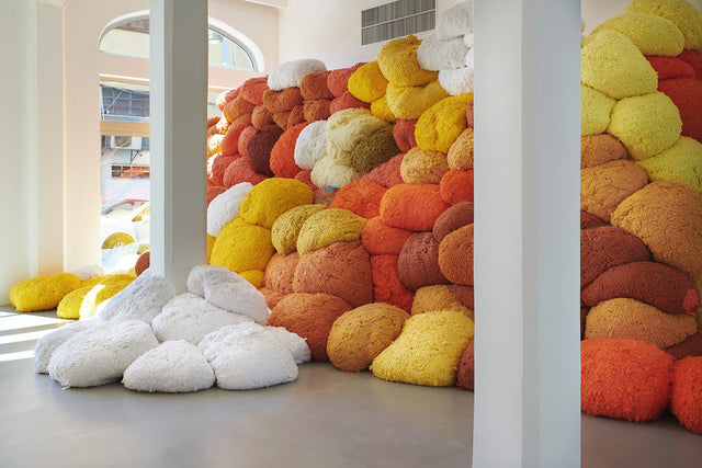 Sheila Hicks and I