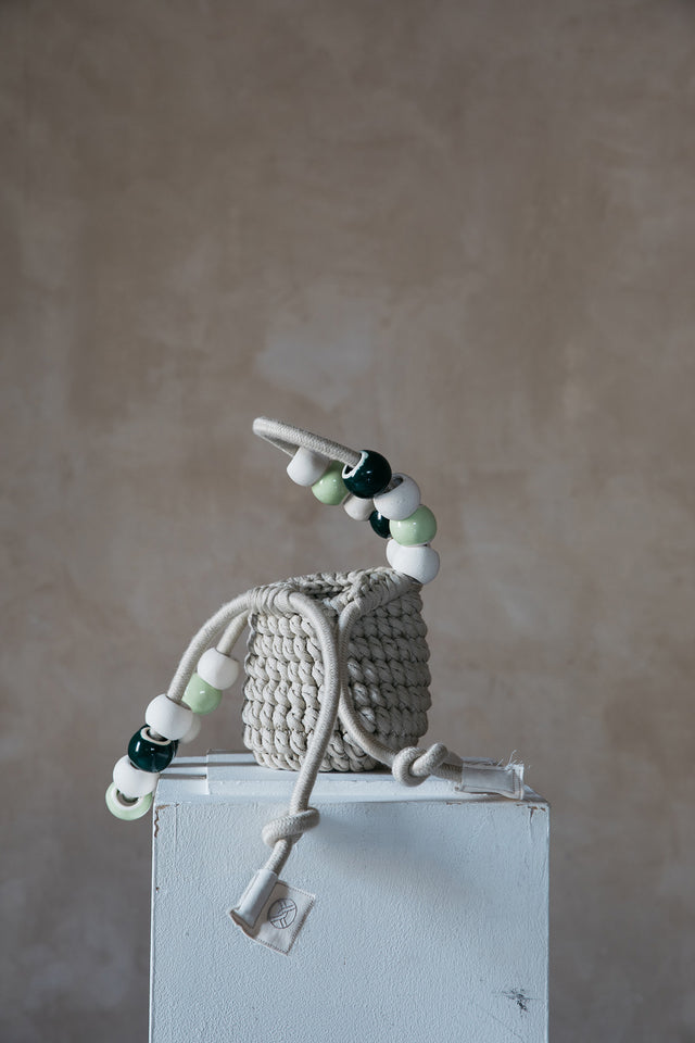 iota x Abs Objects - Small Basket Bag