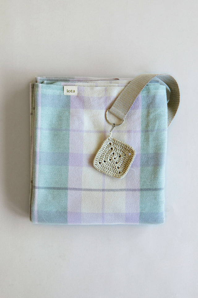 Strap Blanket - Purple Green