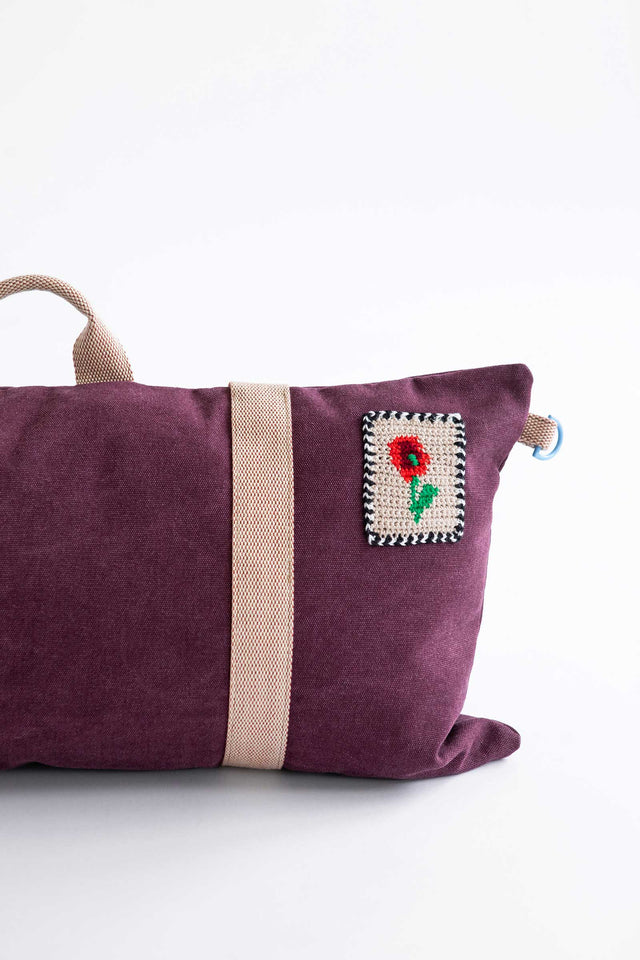 Mini Long Cushion - Plum