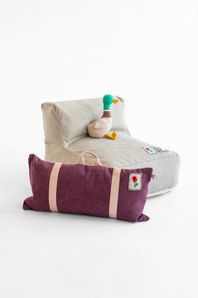 Mini Long Cushion - Plum