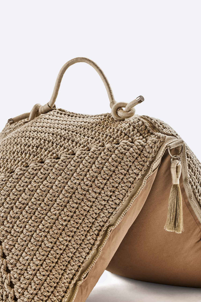 Outdoor Indoor Double Cushion - Earth