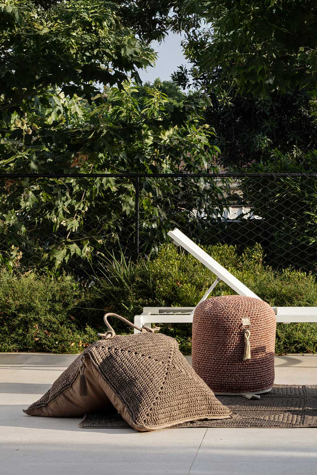 Outdoor Indoor Double Cushion - Granite