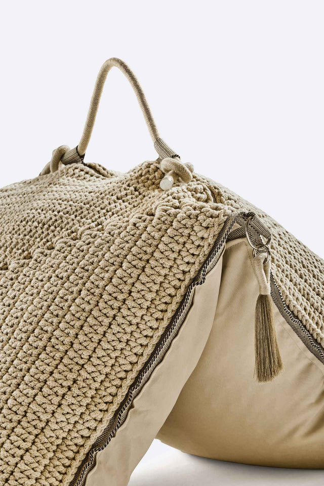 Outdoor Indoor Double Cushion - Sand