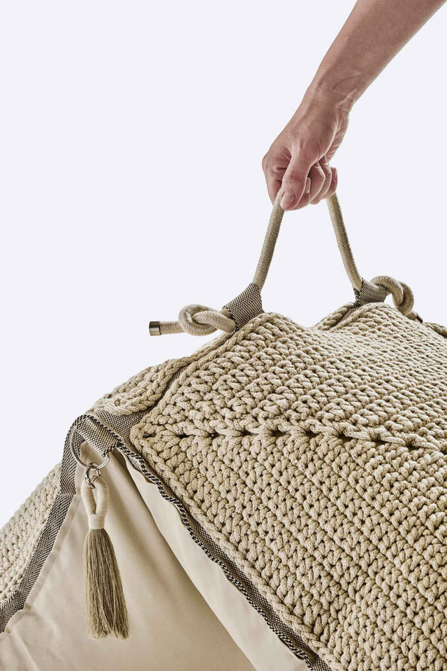 Outdoor Indoor Double Cushion - Sand