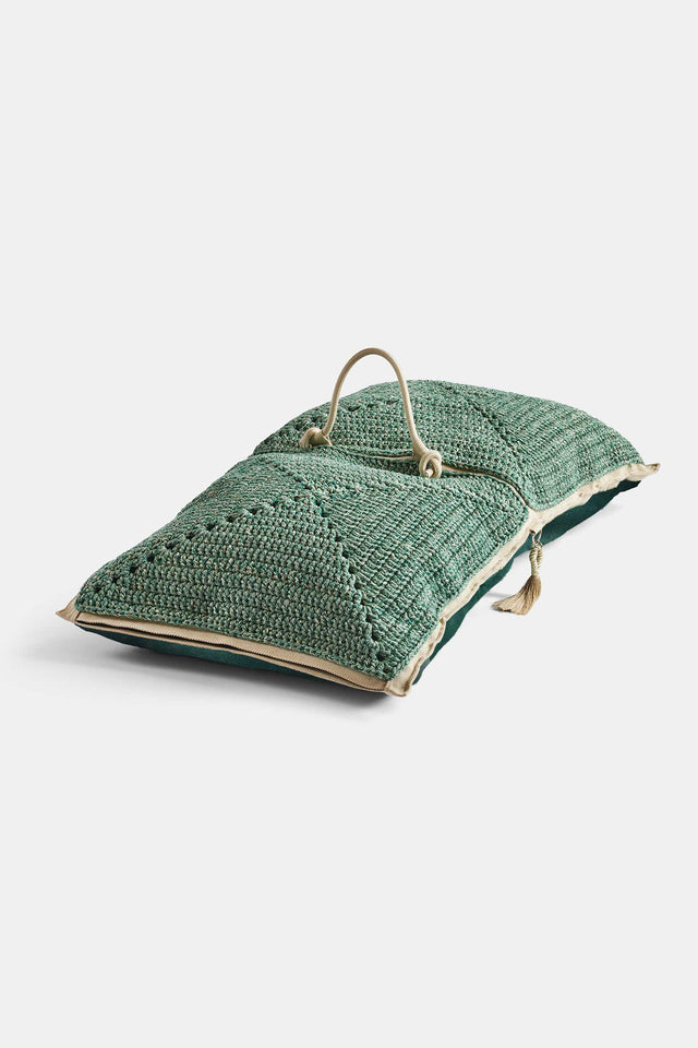 Outdoor Indoor Double Cushion - Tzatziki