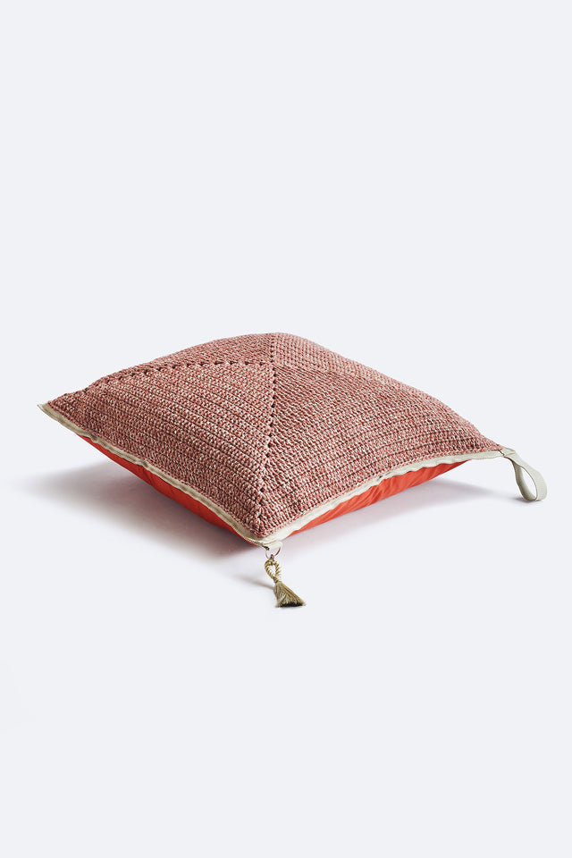 Outdoor Indoor Floor Cushion - Clay