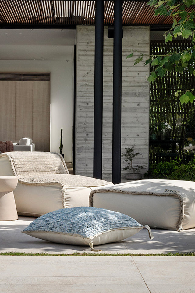 Outdoor Indoor Floor Cushion - Greece