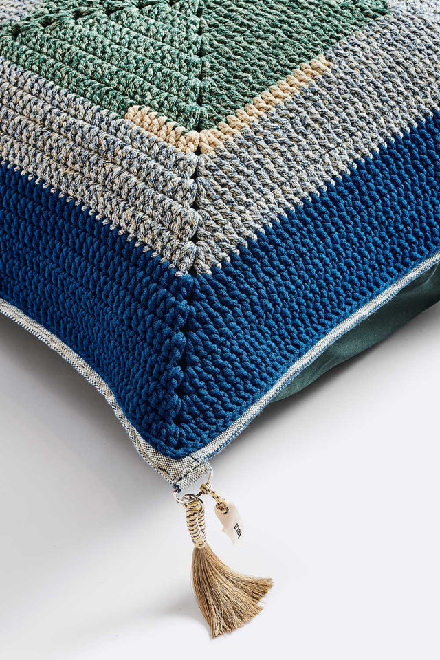 Outdoor Indoor Floor Cushion - Colorful