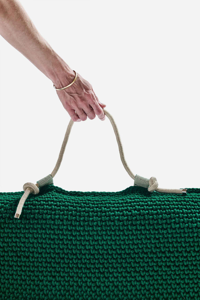 Long Bag Cushion - Green