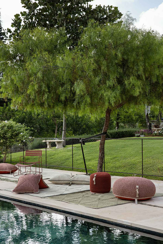 Outdoor Indoor Small Rug - Olive