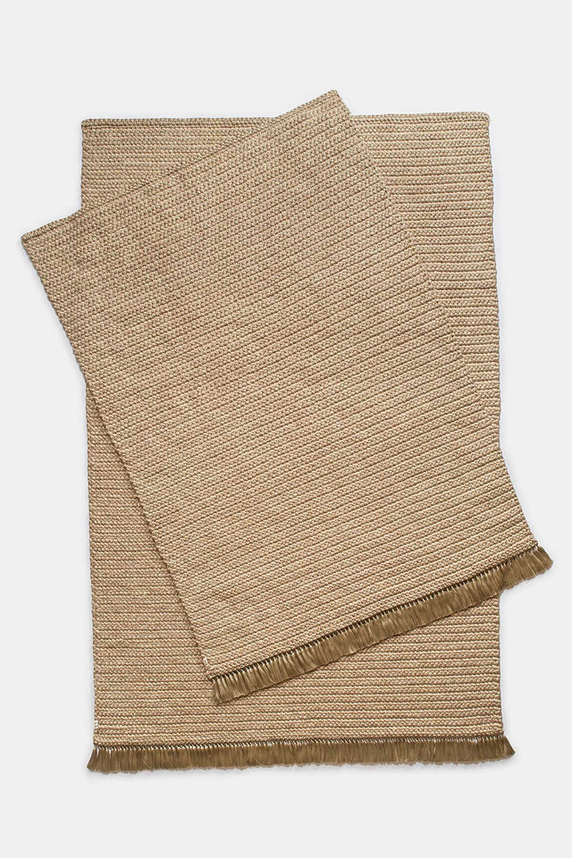 Large Thick Rug 170X240 - Light Ginger