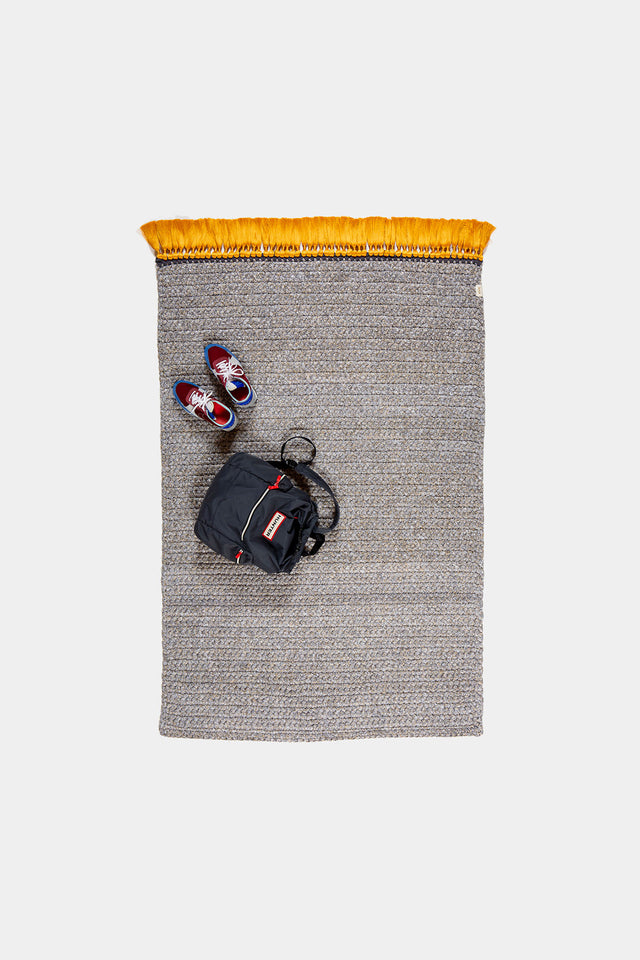 Medium Thick Rug 120X180 - Grey Sand