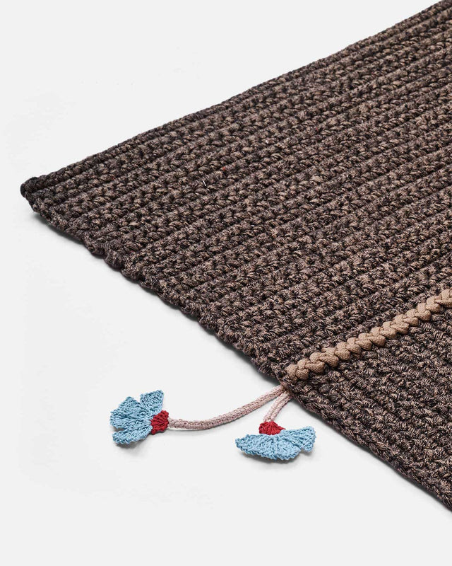 Wall Flower Rug 170X240 - Granite