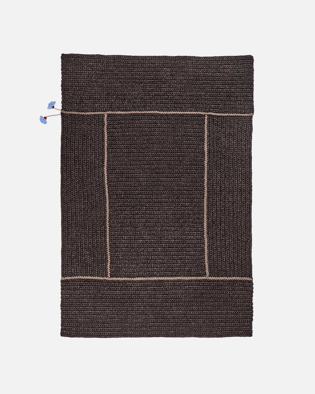 Wall Flower Rug 170X240 - Granite