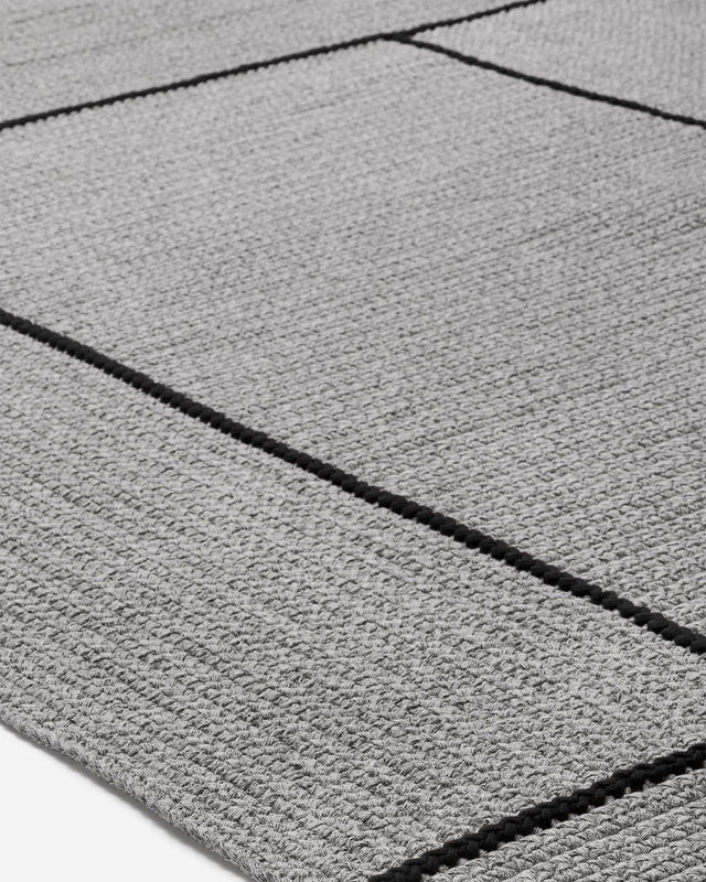 Wall Flower Rug 200X300 - Light Black