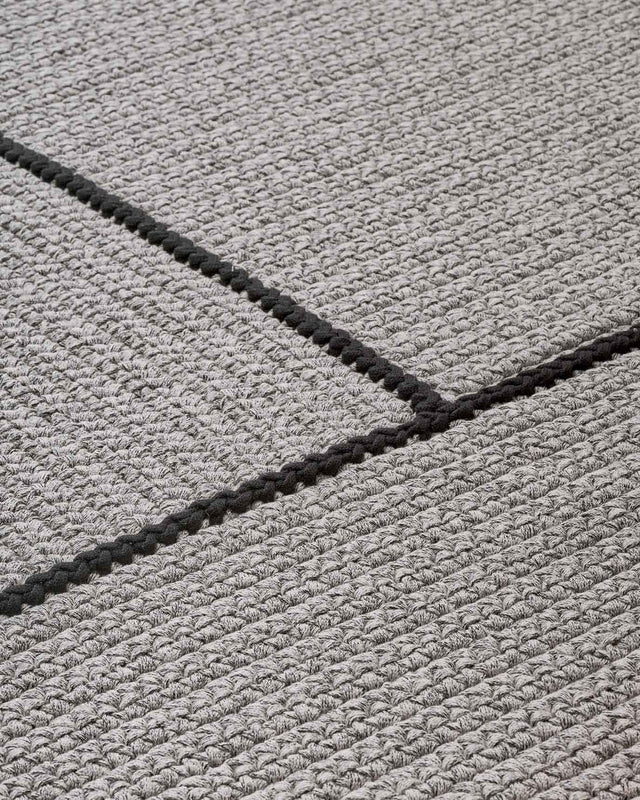 Wall Flower Rug 200X300 - Light Black