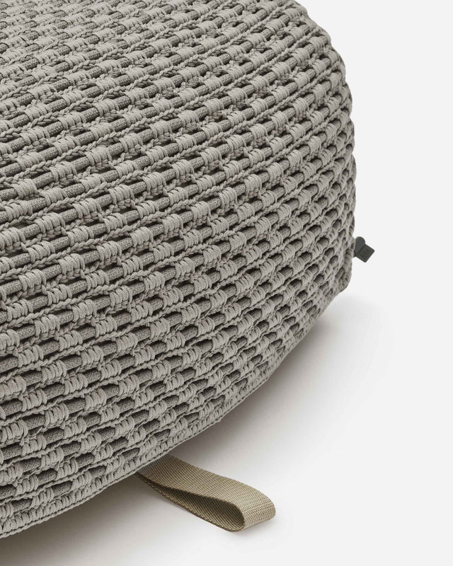 Rope Chair Pouf - Pebble Grey