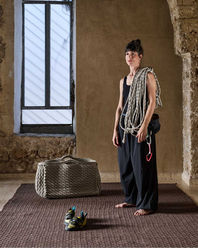 Rope Rug 250X350 cm - Chocolate Brown