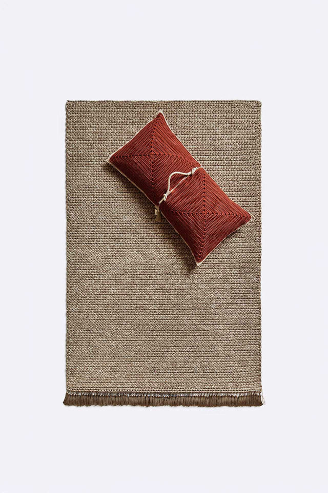 Large Thick Rug 170X240 - Chocolate