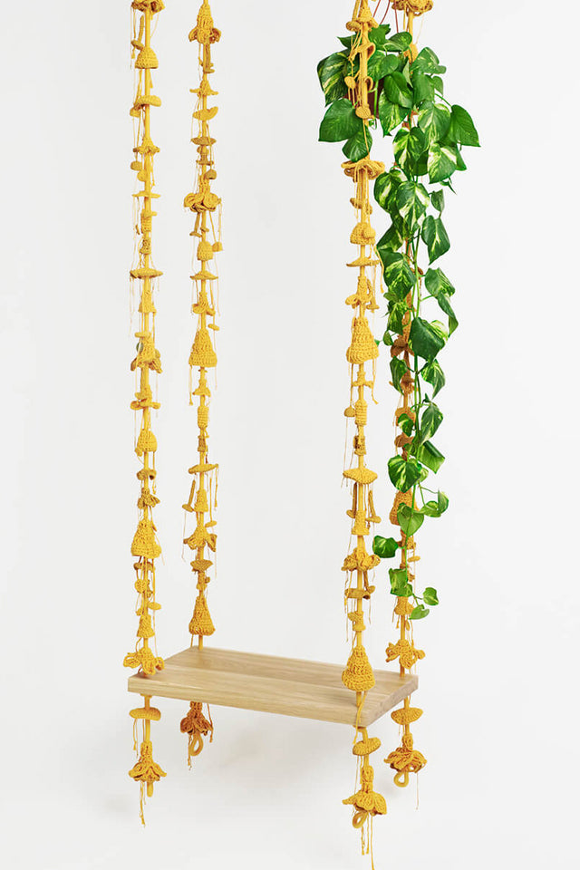 4 Arm Swing, Oak Seat - Sunkissed