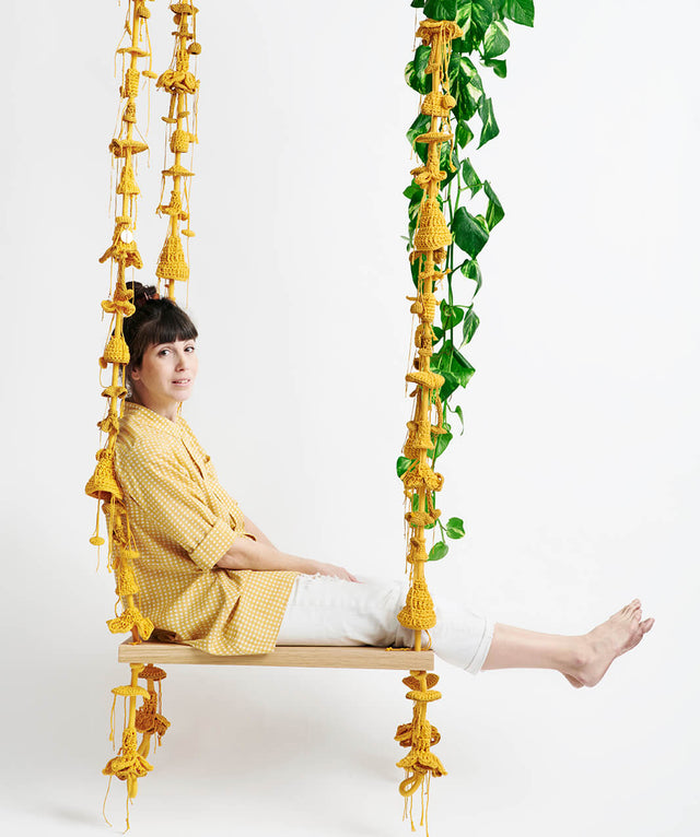 4 Arm Swing, Oak Seat - Sunkissed