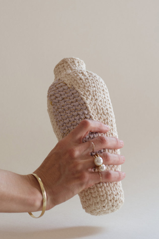 Cotton Jug - Natural and Grey