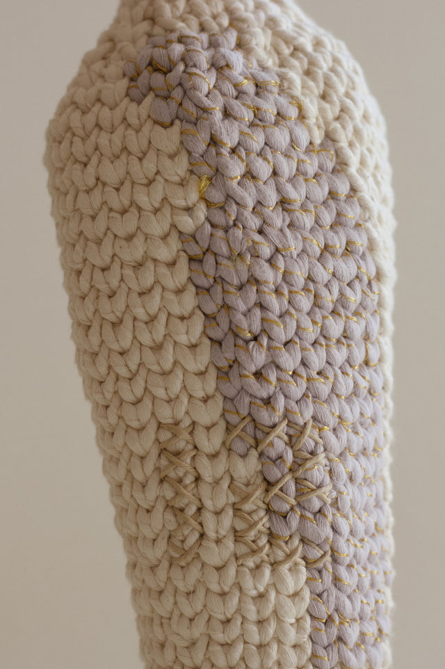 Cotton Jug - Natural and Grey