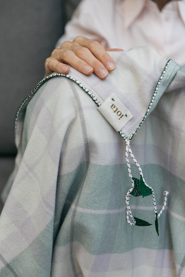 Mountain Blanket - Purple Green