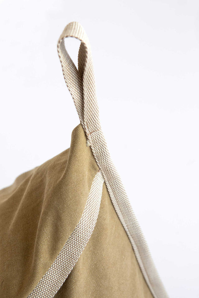 Mini Triangle Pouf - Olive