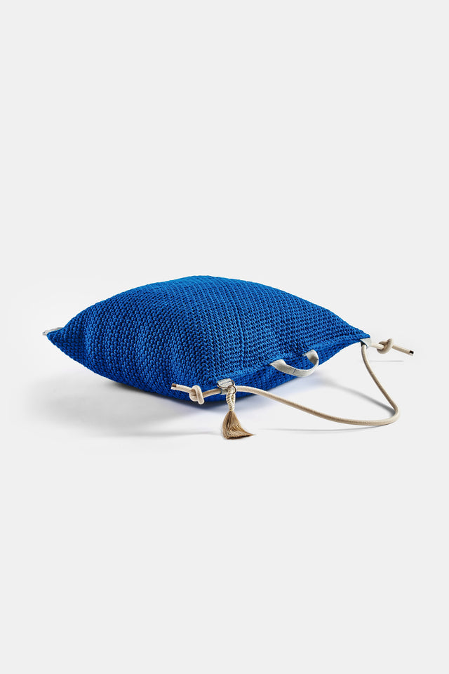 Outdoor Indoor Bag Cushion - Blue