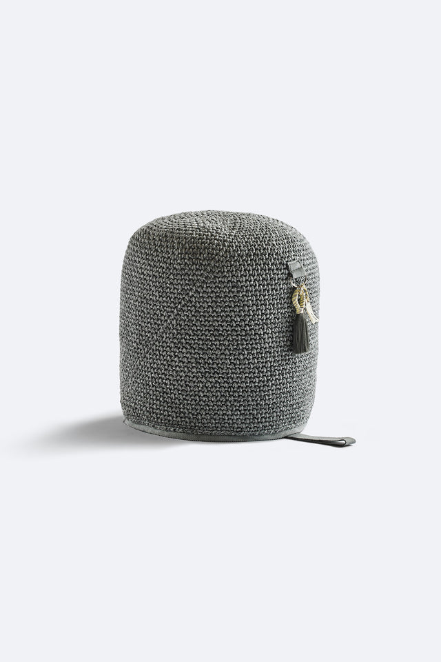 Outdoor Indoor Cylinder Pouf - Griego