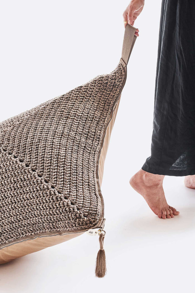 Outdoor Indoor Floor Cushion - Granite