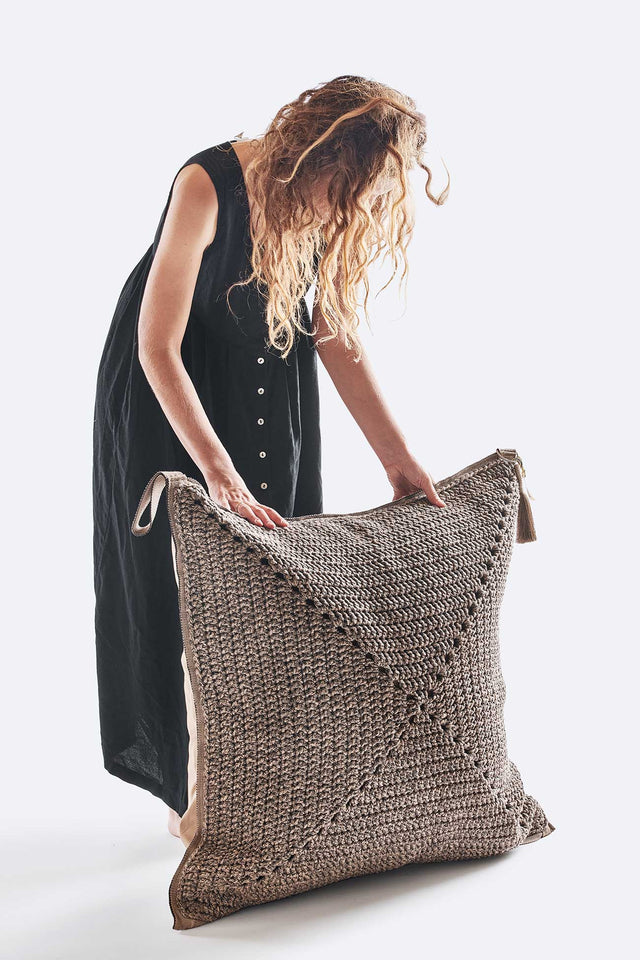 Outdoor Indoor Floor Cushion - Granite