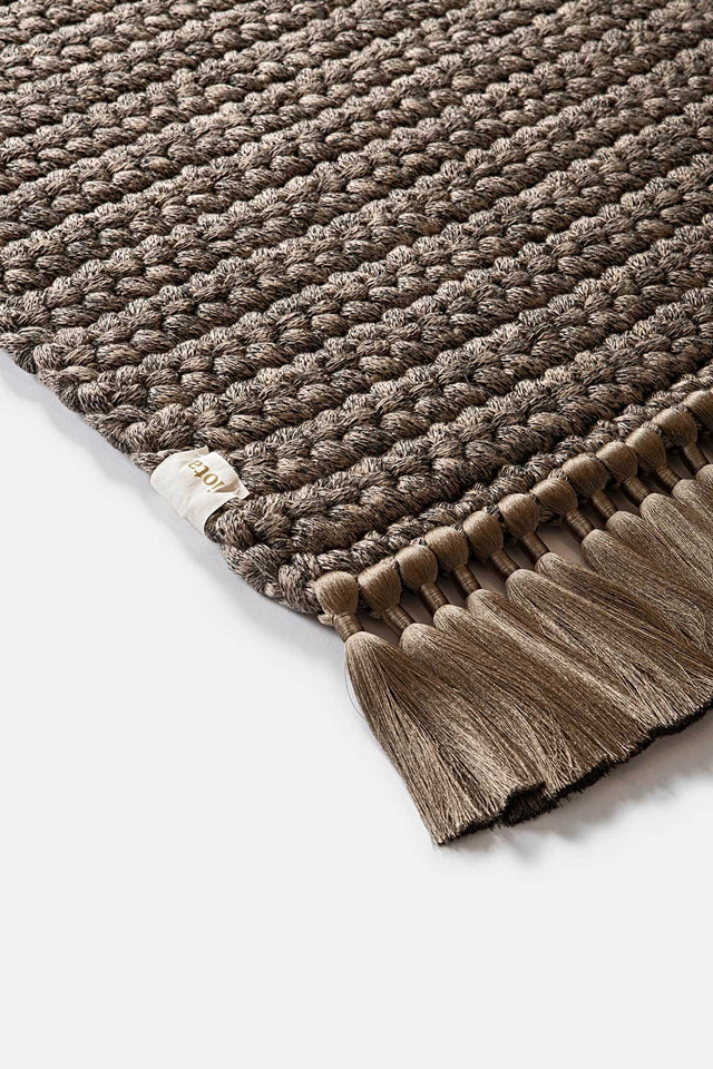 Medium Thick Rug 120X180 - Granite