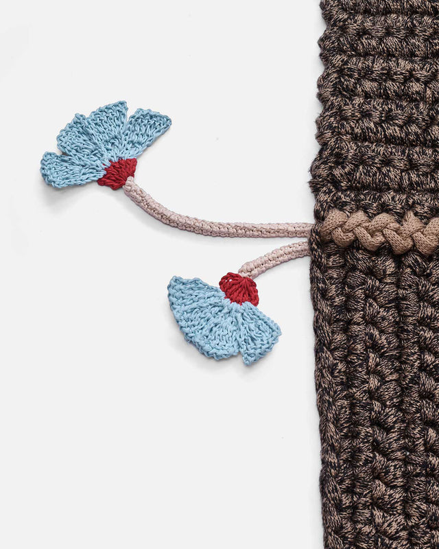 Wall Flower Rug 170X240 - Granite